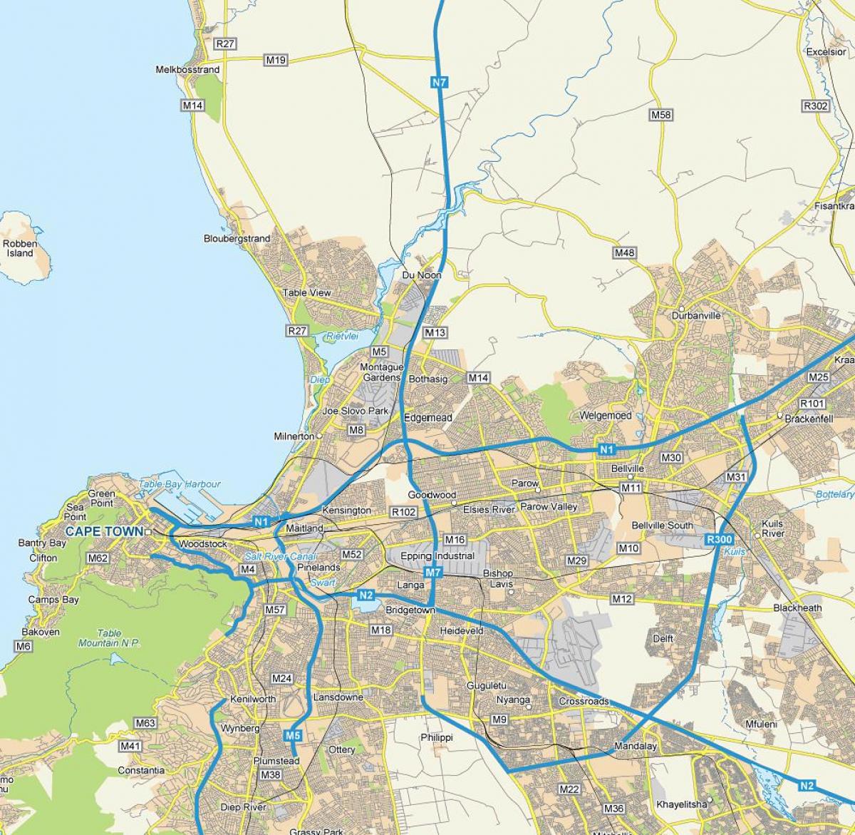 지도 edgemead 케이프타운